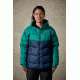 Rab Asylum Jacket - Womens, Fresh Green/ Deep Ink, 16, QDA-83-FG-16