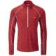 Rab Confluent Long Sleeve Zip Tee - Mens-Cayenne-X-Large