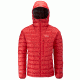 DEMO, Rab Mens Continuum Hoodie, Red/Zinc, Large, QDN-46-RD-L-DEMO