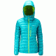 DEMO, Rab Womens Continuum Hoodie, Tasman/Chartreuse, 12, QDN-47-TA-12-DEMO