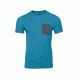 Rab Crimp Short Sleeve Tee - Mens, Blazon, Small, QBU-57-BZ-S