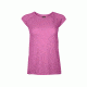 Rab Crimp Short Sleeve Tee - Womens, Peony Marl, 10, QBU-60-PE-10