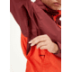 Rab Downpour Eco Jacket - Womens, Deep Heather/Red Grapefruit, Medium, QWG-83-DER-12