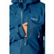 Rab Downpour Mountain Jacket - Mens, Tempest Blue, Medium, QWI-11-TMB-MED