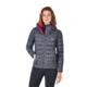 Rab Electron Jacket - Womens, Graphene/Peony, 14, QDN-54-GP-14