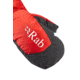 Rab Endurance Down Mitt, Fiery Red, Extra Large, QAJ-06-FRD-XLG