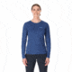 Rab Force Long Sleeve Tee - Womens, Nightfall Blue, 8, QBL-08-NFB-08