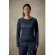 Rab Interval Long Sleeve Tee - Womens, Ebony, 16, QBU-41-EB-16