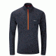 Rab Interval Long Sleeve Zip Tee - Men's-Ebony-Small