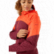 Rab Kinetic Ultra Jacket - Womens, Red Grapefruit/Deep Heather, 16, QWH-14-RGD-16