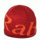 Rab Logo Beanie-Red-One Size