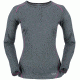 DEMO, Rab Womens MeCo 140 Long Sleeve Tee, Smoke, 12, QBT-45-SM-12-DEMO