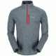 Rab MeCo 190 Long Sleeve Zip Tee - Mens-Smoke-Large