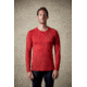 Rab Merino+ 120 Long Sleeve Crew - Mens, Cayenne, 2X Large, QBU-17-CY-XXL