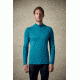 Rab Merino+ 120 Long Sleeve Zip - Mens, Amazon, Extra Large, QBU-26-AM-XL