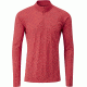 Rab Merino+ 120 Long Sleeve Zip Tee - Men's -Cayenne-Large