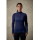 Rab Merino+ 120 Long Sleeve Zip - Womens, Twilight, 16, QBU-27-TW-16