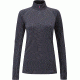Rab Merino+ 160 Long Sleeve Zip Tee - Women's-Ebony-Small