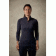 Rab Merino+ 160 Long Sleeve Zip - Womens, Ebony, 16, QBU-31-EB-16