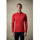 Rab Merino+ 160 LS Zip, Cayenne, Large QBU-30-CY-L-DEMO