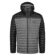 Rab Microlight Alpine Jacket - Men's, Black/Graphene, Medium, QDB-12-BGP-MED