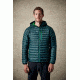 Rab Microlight Alpine Jacket - Mens, Evergreen/ Green, Extra Small, QDA-62-GN-XS