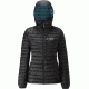 Rab Microlight Alpine Long Jacket - Women's, Black/Sea Glass, 10, 399950