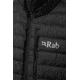 Rab Microlight Vest - Mens, Black, Medium, QDB-18-BL-M