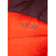 Rab Neutrino Pro Jacket - Womens, Deep Heather/Red Grapefruit, Extra Large, QDN-96-DER-16