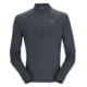 Rab Sonic Long Sleeve Zip - Men's, Beluga, Extra Large, QBL-03-BEL-XLG