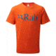 Rab Stance Logo Short Sleeve Tee - Men's, Firecracker, Small, QCB-08-FC-S