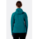 Rab Superflux Hoody - Womens, Atlantis/Pine, Size 12, QFE-90-AT-12