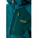 Rab Superflux Hoody - Womens, Atlantis/Pine, Size 12, QFE-90-AT-12