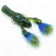 Rabid Baits Rabid Craw Crayfish, 3in, Mossy Blue, RC3-019