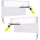Rainbow Original Clearboard Ultra-Light Planer Board, 1 Pair of Planer Boards 4.5"x9" in peggable box, OCB-9