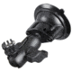 RAM Mounts Twist Lock Suction Cup Mount, Short Double Socket Arm &amp; 1" Diameter Ball With Custom Gopro Hero Adapter RAM-B-166-A-GOP1U