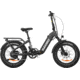 Rambo Bikes Ranger Folding E-Bike, Matte Black, Small, RAN-BK