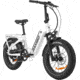 Rambo Bikes Ranger Folding E-Bike, Shiny White, Small, RAN-WH