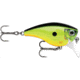 Rapala BX Big Brat Crankbait, Hard Flash, Square Bill 2.75in, 3/4 oz, 6ft, 3 Hooks, Chartreuse Shad, BXBB06CSD