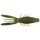 Rapala CrushCity Bronco Bug, 6 Pack, Green Pumpkin Chartreuse Pepper, 4in, CCBRB4GPCH