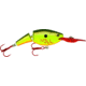 Rapala Jointed Shad Rap Crankbait, 2.75ft, 1/2oz, Floating, Bleeding Hot Olive, JSR07BHO