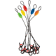 Rapala Lip Grip Cull Tags 6-Pieces, Quick Fish ID Non-penetrating clips, Multicolored EVA Floats, Non-Corrosive Components, RLGCT