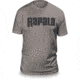 Rapala Next Level T Shirt, Stone Grey / Grey Logo, Medium, RNLT9033M