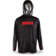 Rapala Performance Hood, Pattern Black Red, 3XL, RPH013XL