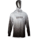 Rapala Performance Hood with Neck Gaiter, Grey Black, XXL, RPHNG23XXL