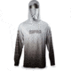 Rapala Performance Hood with Neck Gaiter, Grey Black, XXL, RPHNG23XXL