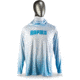 Rapala Performance Hood with Neck Gaiter, Grey Blue, Extra Large, RPHNG22XL