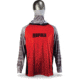 Rapala Performance Hood with Neck Gaiter, Red Grey Black, Large, RPHNG20L