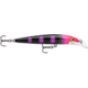 Rapala Scatter Rap Deep Husky Jerk 10, 3/8 oz, 9'-12' Depth, Two #6 Treble Hooks, Black Light, SCRDHJ10BLKL