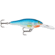 Rapala Shad Rap Crankbait 1 1/2in, 1/8 oz, Floating, Holographic Blue Shiner, SR04HBSH